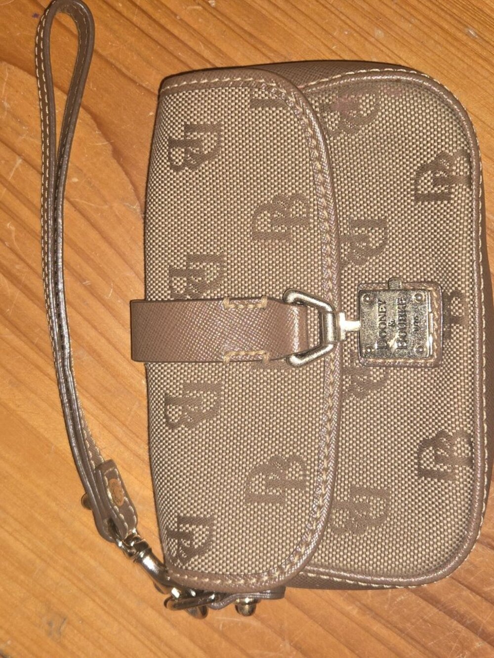 Dooney & Bourke DB Signature Canvas Wristlet